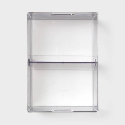 All Purpose Clear Storage Bin With Adjustable Divider Large - Brightroom™ 4 All Purpose Clear Storage Bin With Adjustable Divider Large - Brightroom™ - Image 2