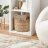 Woven Round Seagrass And Palm Leaf Striped Basket - Brightroom™ 2 Woven Round Seagrass And Palm Leaf Striped Basket - Brightroom™ -Brightroom GUEST 59d3e4ff 75b3 439b a546 24f1338307e8