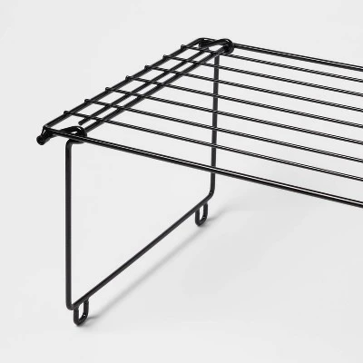Stackable Single Shoe Rack Black - Brightroom™ 4 Stackable Single Shoe Rack Black - Brightroom™ - Image 2