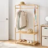 Bamboo Garment Rack With Shelving - Brightroom™ 2 Bamboo Garment Rack With Shelving - Brightroom™ -Brightroom GUEST 62d1c10e ba0f 4e41 bc3c 27637a2e2ec5