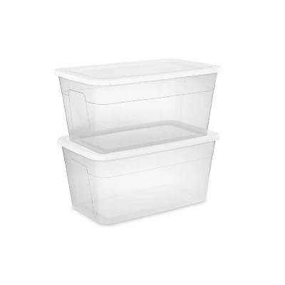 90qt Clear Storage Box White - Brightroom™ 11 90qt Clear Storage Box White - Brightroom™ - Image 9