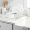 Small Steel Dish Drainer Brushed Nickel - Brightroom™: Freestanding Dish Drying Rack With Utensil Holder 1 Small Steel Dish Drainer Brushed Nickel - Brightroom™: Freestanding Dish Drying Rack With Utensil Holder -Brightroom GUEST 666d47ca c4a6 4a81 88c2 0c010af1ab88