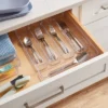 5 Compartment Plastic Drawer Flatware Organizer - Brightroom™: Clear In-Drawer Silverware Tray, Contemporary Kitchen Storage 1 5 Compartment Plastic Drawer Flatware Organizer - Brightroom™: Clear In-Drawer Silverware Tray, Contemporary Kitchen Storage -Brightroom GUEST 66c00e11 dacf 49d1 a79c fe4e4dba7535