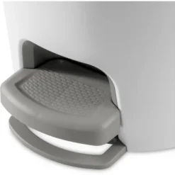 1.6gal Round Step Trash Can - Brightroom™: Compact Pedal-Operated Lid, Small Bathroom Bin, Textured White Finish 18 1.6gal Round Step Trash Can - Brightroom™: Compact Pedal-Operated Lid, Small Bathroom Bin, Textured White Finish -Brightroom GUEST 67b07b21 53e1 4a17 834b 8047943b32d7