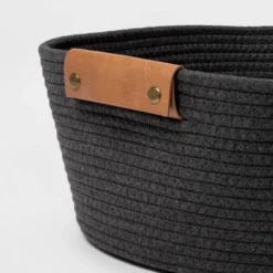 13" Small Coiled Rope Warm Gray Charcoal - Brightroom™ 6 13" Small Coiled Rope Warm Gray Charcoal - Brightroom™ -Brightroom GUEST 67eb4dbe 62da 433d 8771 769126e0507c