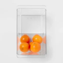 Deep Fridge & Freezer Bin Clear - Brightroom™: PETG, Freezer Organizer, Hand Wash, 8.25" H X 13" D X 7.4" W 5 Deep Fridge & Freezer Bin Clear - Brightroom™: PETG, Freezer Organizer, Hand Wash, 8.25" H X 13" D X 7.4" W -Brightroom GUEST 6a69aed4 5d86 4987 8bbd 50c3ac0d2130