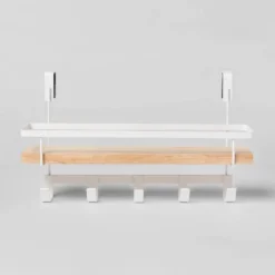 Shelf Rack With 5 Hooks - Brightroom™ 11 Shelf Rack With 5 Hooks - Brightroom™ -Brightroom GUEST 6b729c80 c098 4478 bcff e9f20f40cb58