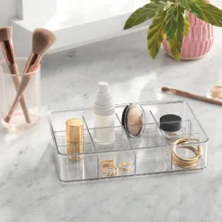 9"x6"x2" Tray Organizer Clear - Brightroomâ„¢