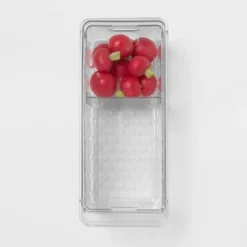 Divided Berry Bin With Lid Clear - Brightroom™: Refrigerator Organizer, Kitchen Storage, Freezer-Safe 5 Divided Berry Bin With Lid Clear - Brightroom™: Refrigerator Organizer, Kitchen Storage, Freezer-Safe -Brightroom GUEST 6eb6c56e 6fde 4647 a1b8 307c011b4622