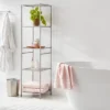 Tall Bath Storage Tower Brushed Nickel Metal - Brightroom™ 1 Tall Bath Storage Tower Brushed Nickel Metal - Brightroom™ -Brightroom GUEST 7123969a d33c 4f84 9e8c b8a62c10f3c9