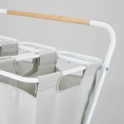 Rolling Triple Sorter - Brightroom™: Multicolor Laundry Hamper With Wheels, Polyester & Steel Frame, 3 Sorter Bags 5 Rolling Triple Sorter - Brightroom™: Multicolor Laundry Hamper With Wheels, Polyester & Steel Frame, 3 Sorter Bags -Brightroom GUEST 727bafa1 3a7e 4b8b 9ac4 602d11765912