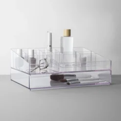 Bathroom Plastic Extra Large Cosmetic Organizer Clear - Brightroom™ 9 Bathroom Plastic Extra Large Cosmetic Organizer Clear - Brightroom™ -Brightroom GUEST 7699a630 77d0 4c15 991b 3a57e72f815a