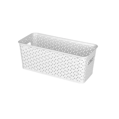 Y-Weave Half Medium Decorative Storage Basket - Brightroom™ 11 Y-Weave Half Medium Decorative Storage Basket - Brightroom™ - Image 9