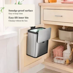 Compost Bin Stainless Steel - Brightroom™ 7 Compost Bin Stainless Steel - Brightroom™ -Brightroom GUEST 7950f8bf 88b7 414f 87dd 92b278a03f08