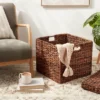 Woven Abaca Folding Lidded Cube Brown - Brightroom™ 1 Woven Abaca Folding Lidded Cube Brown - Brightroom™ -Brightroom GUEST 7ea4390c 9378 486e 8e54 b9f194756a7f