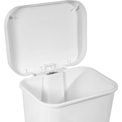 11.9gal Step Trash Can White - Brightroom™: Pedal-Operated Kitchen Garbage Can, Textured Plastic, Indoor Use 10 11.9gal Step Trash Can White - Brightroom™: Pedal-Operated Kitchen Garbage Can, Textured Plastic, Indoor Use - Image 8