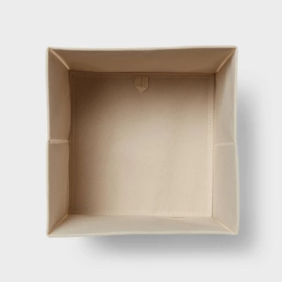 11" Fabric Bin 6pk - Natural - Brightroom™ 4 11" Fabric Bin 6pk - Natural - Brightroom™ - Image 2