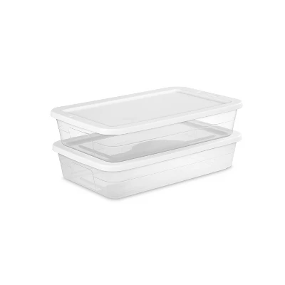 41qt Clear Under Bed Storage Box White - Brightroom™ 11 41qt Clear Under Bed Storage Box White - Brightroom™ - Image 9