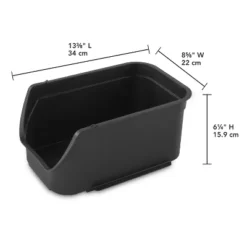 8.9qt Open Front Stackable Storage Bin - Brightroom™ 23 8.9qt Open Front Stackable Storage Bin - Brightroom™ -Brightroom GUEST 82cd478b cf8f 45f4 afac 5b9333cbe627
