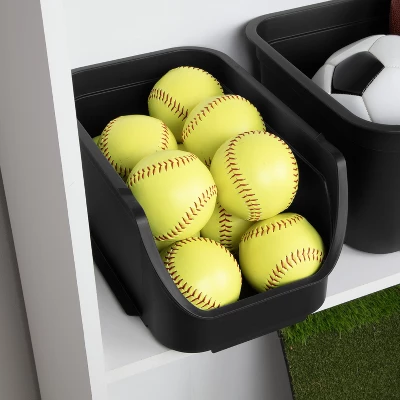 8.9qt Open Front Stackable Storage Bin - Brightroom™ 6 8.9qt Open Front Stackable Storage Bin - Brightroom™ - Image 4