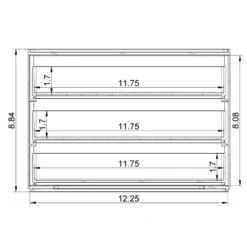 All Purpose 3 Drawer Storage Clear - Brightroom™ 10 All Purpose 3 Drawer Storage Clear - Brightroom™ -Brightroom GUEST 832698ca 3ff5 4af9 86b8 cac960d3fd13