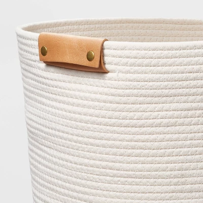 Decorative Coiled Rope Basket White - Brightroom™ 4 Decorative Coiled Rope Basket White - Brightroom™ - Image 2