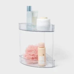 2 Tier Corner Shelf Clear - Brightroom™ 5 2 Tier Corner Shelf Clear - Brightroom™ -Brightroom GUEST 8816e533 59df 4cd2 95a7 823d641cac8d