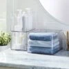 Bathroom Organizer Bin With Handles Clear - Brightroom™ 2 Bathroom Organizer Bin With Handles Clear - Brightroom™ -Brightroom GUEST 89b6a547 a70b 475f 8dd9 0f0225831c73