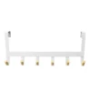 Mixed Material Over The Door 6 Hooks Rail Matte White - Brightroom™ 1 Mixed Material Over The Door 6 Hooks Rail Matte White - Brightroom™ -Brightroom GUEST 8cbed083 e2f5 4931 842a d58fc357950d