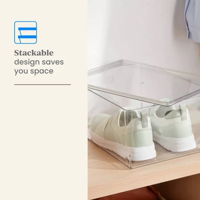 11L Stacking Clear Bin With Lid - Brightroom™ 5 11L Stacking Clear Bin With Lid - Brightroom™ - Image 3