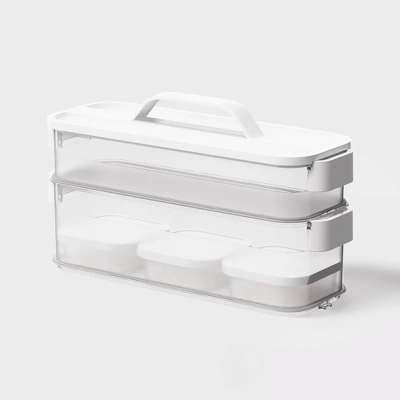6pc Click In Place Slim Toolbox Kit Plastic Storage Home And Office Organization - Brightroom™ 3 6pc Click In Place Slim Toolbox Kit Plastic Storage Home And Office Organization - Brightroom™