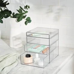 Brightroom 19 4 Drawer Stackable Countertop Organizer Clear - Brightroomâ„¢