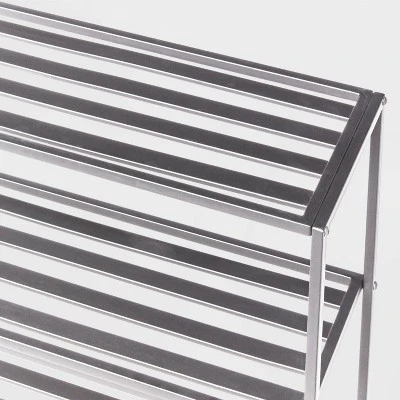 Over The Toilet Storage Brushed Nickel Metal - Brightroom™ 4 Over The Toilet Storage Brushed Nickel Metal - Brightroom™ - Image 2