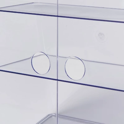 Clear Storage Case With Hinged Doors - Brightroom™: Plastic Bathroom Caddy, Shower & Bath Organizer, 12" X 9" X 6" 5 Clear Storage Case With Hinged Doors - Brightroom™: Plastic Bathroom Caddy, Shower & Bath Organizer, 12" X 9" X 6" - Image 3