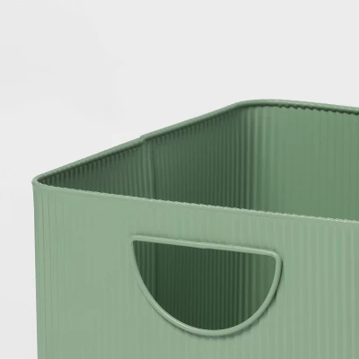 Metal Bin Small Green - Brightroom™ 4 Metal Bin Small Green - Brightroom™ - Image 2
