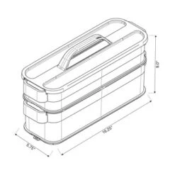 6pc Click In Place Slim Toolbox Kit Plastic Storage Home And Office Organization - Brightroom™ 23 6pc Click In Place Slim Toolbox Kit Plastic Storage Home And Office Organization - Brightroom™ -Brightroom GUEST a0748a17 c46c 4389 bf49 9194656a6675