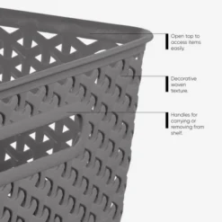 Large Y-Weave Decorative Storage Basket - Brightroom™ 13 Large Y-Weave Decorative Storage Basket - Brightroom™ -Brightroom GUEST a3f1d905 8094 4ecc a920 9301bf4a863d