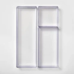 3 Bathroom Plastic Tray Beauty Organizer Set Clear - Brightroom™ 6 3 Bathroom Plastic Tray Beauty Organizer Set Clear - Brightroom™ -Brightroom GUEST aa4a4fc0 fbb0 4e63 b737 2eff831d8129