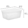 16qt Clear Storage Box With Lid White - Brightroom™ 2 16qt Clear Storage Box With Lid White - Brightroom™ -Brightroom GUEST ab290166 2d57 4334 81d3 640a8635298d