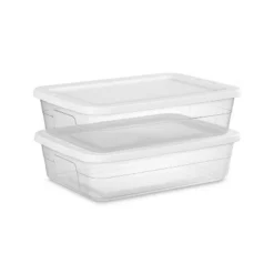 28qt Clear Under Bed Storage Box White - Brightroom™ 20 28qt Clear Under Bed Storage Box White - Brightroom™ -Brightroom GUEST b49145bd e993 443d 824a 7749de47657c