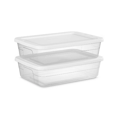28qt Clear Under Bed Storage Box White - Brightroom™ 11 28qt Clear Under Bed Storage Box White - Brightroom™ - Image 9