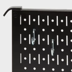 16" Square Metal Pegboard - Brightroom™: Wall & Garage Storage Organizer, Carbon Steel, Black, 100 Lb Capacity 6 16" Square Metal Pegboard - Brightroom™: Wall & Garage Storage Organizer, Carbon Steel, Black, 100 Lb Capacity -Brightroom GUEST b6135c8f 6f95 4ea0 9f42 aefd929687d4