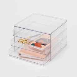 All Purpose 3 Drawer Storage Clear - Brightroom™ 9 All Purpose 3 Drawer Storage Clear - Brightroom™ -Brightroom GUEST bed8afa5 14b2 4943 91a3 9cebbabacd7a