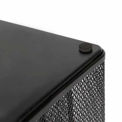 Mesh Medium Desktop Organizer Black - Brightroom™ 5 Mesh Medium Desktop Organizer Black - Brightroom™ - Image 3