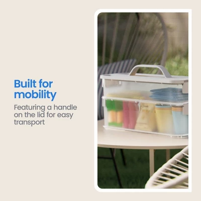 6pc Click In Place Slim Toolbox Kit Plastic Storage Home And Office Organization - Brightroom™ 7 6pc Click In Place Slim Toolbox Kit Plastic Storage Home And Office Organization - Brightroom™ - Image 5