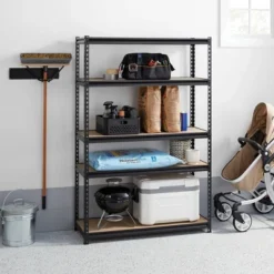 48"x72"x18" 5 Tier Heavy Duty Boltless Steel Shelving Unit - Brightroomâ„¢