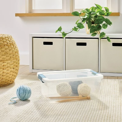 15qt Storage Bin With Latches - Brightroom™ 3 15qt Storage Bin With Latches - Brightroom™