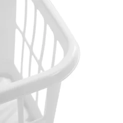 1.25bu Laundry Basket White - Brightroom™: Plastic Clothes Hamper With Built-In Handles, Medium Size, Portable Storage 10 1.25bu Laundry Basket White - Brightroom™: Plastic Clothes Hamper With Built-In Handles, Medium Size, Portable Storage -Brightroom GUEST c75b598d e861 4b67 972a 990b3e24858f
