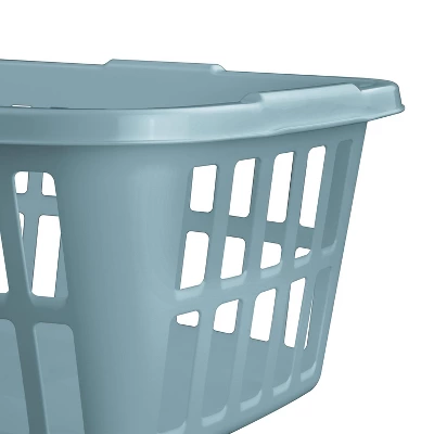 1.5 Bu Laundry Basket Pewter Aqua - Brightroom™ 7 1.5 Bu Laundry Basket Pewter Aqua - Brightroom™ - Image 5