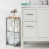 Small Space Storage Cabinet Brushed Nickel Metal - Brightroom™ 2 Small Space Storage Cabinet Brushed Nickel Metal - Brightroom™ -Brightroom GUEST cd373df9 28a2 4173 9b5a 1f4c70cfdce3
